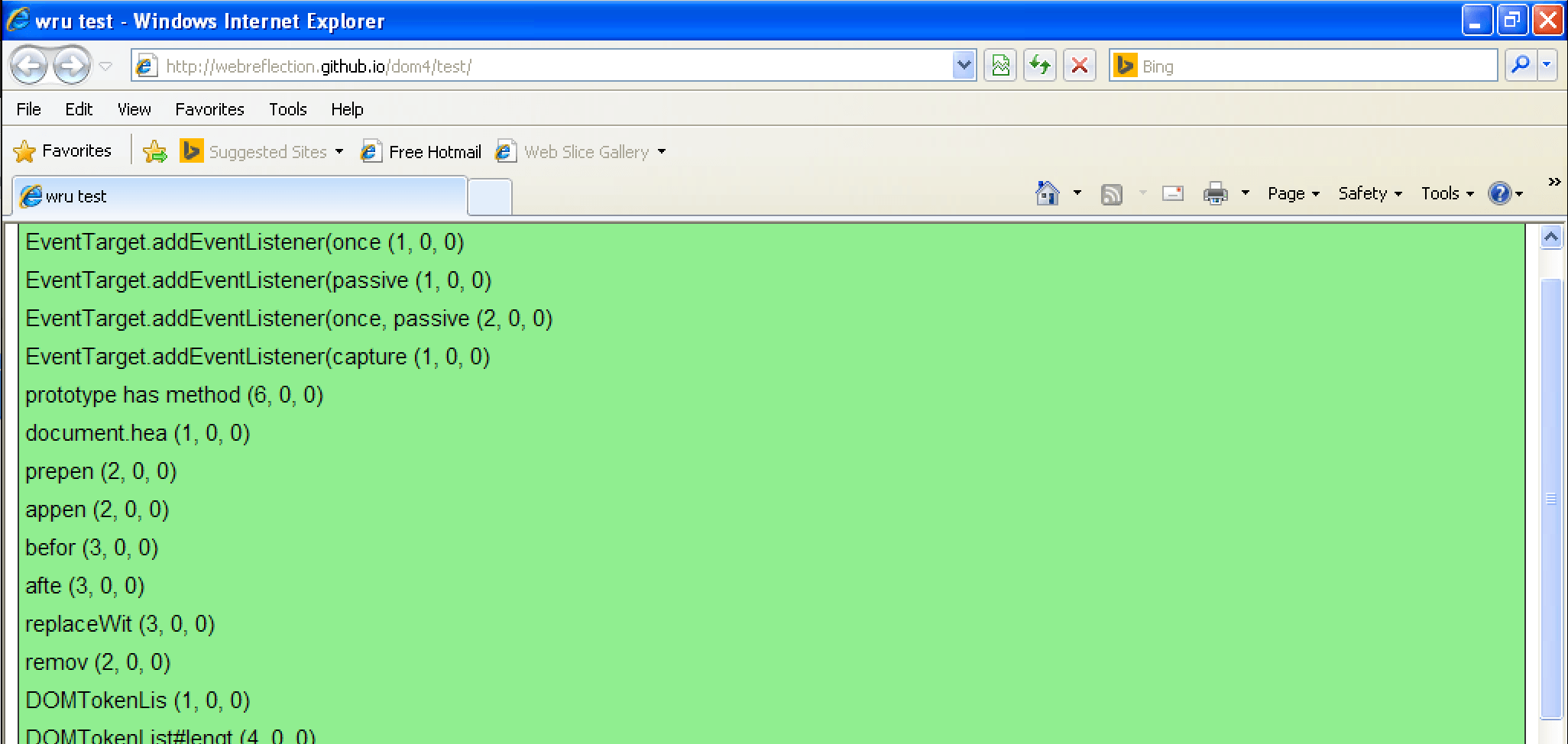 IE8 dom4 compatibility