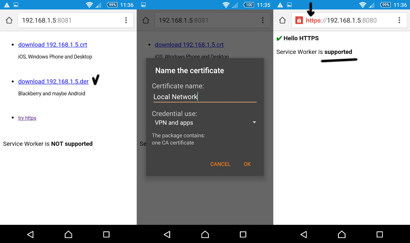 download certificate