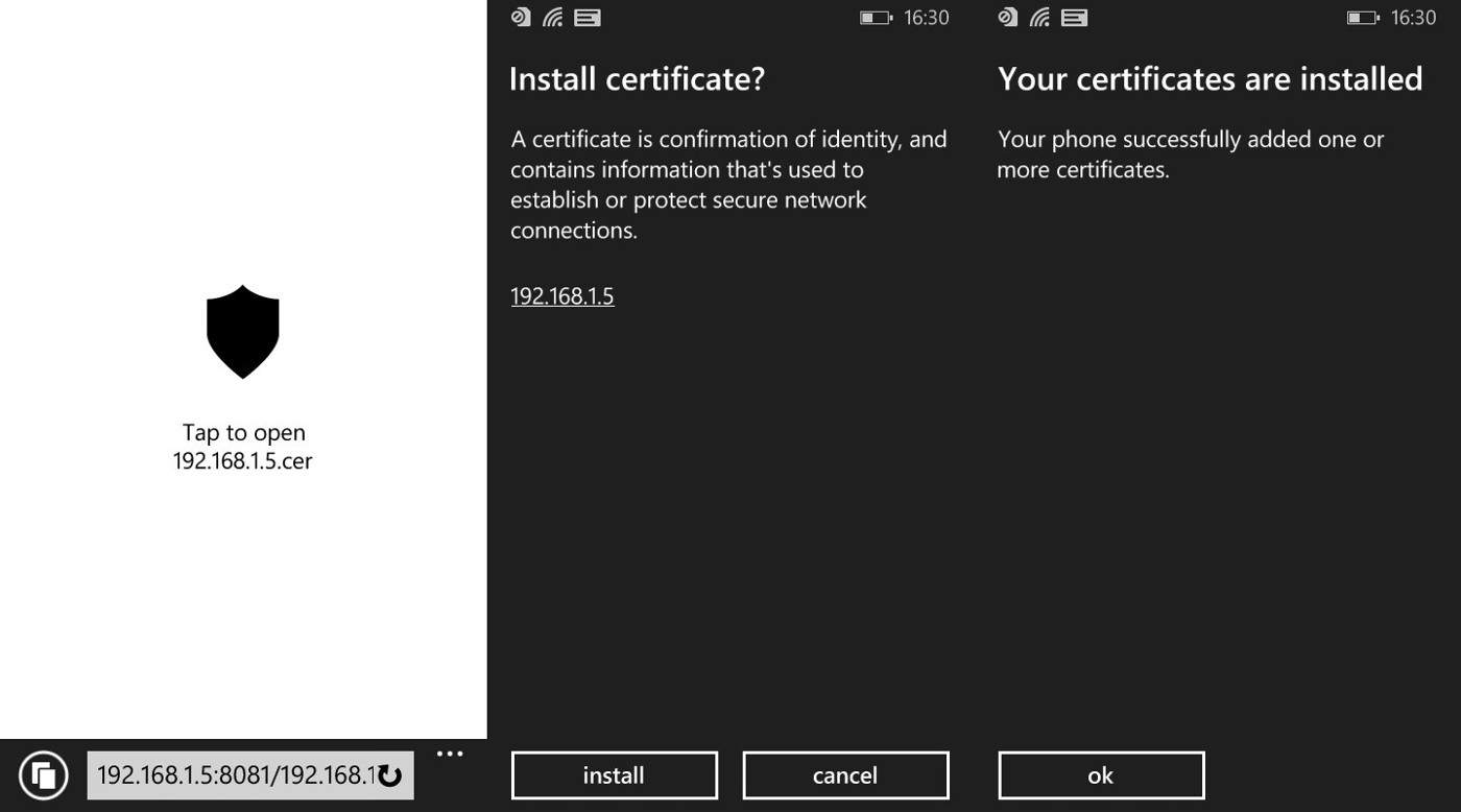 download certificate
